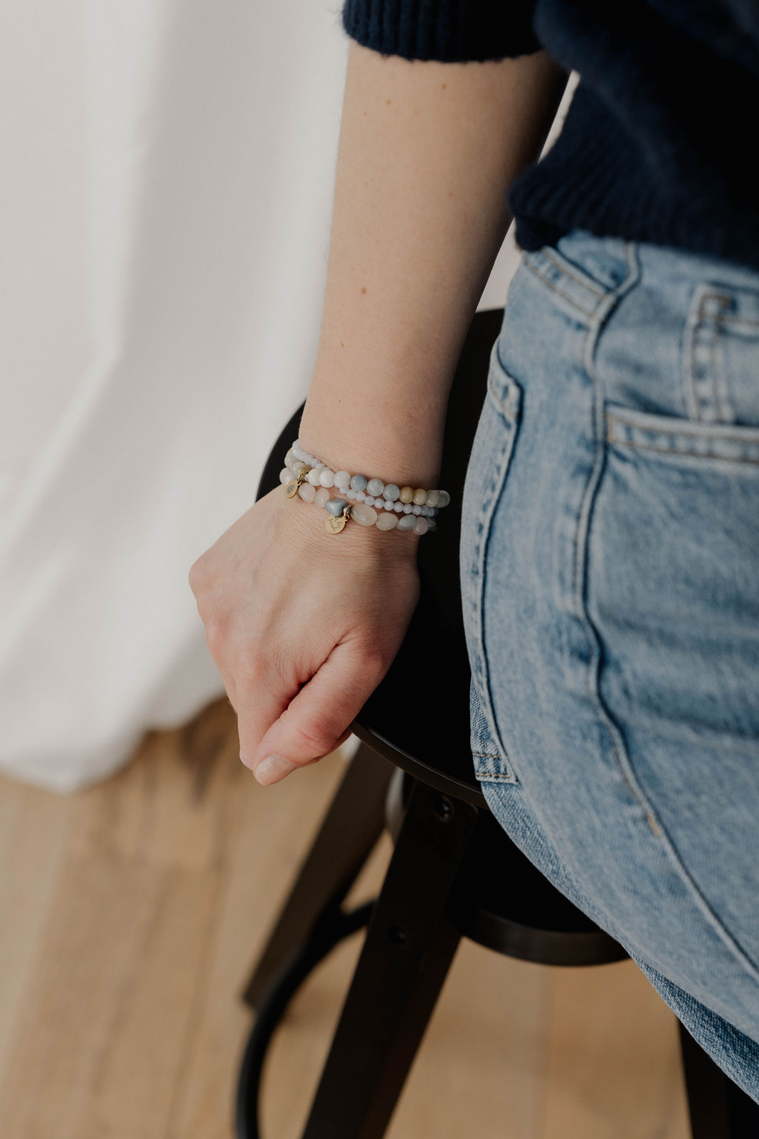 ICE BLUE | Armband Chalcedon