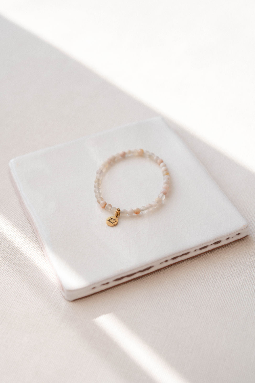 BLOSSOM | Armband Kirschblütenachat kleine Perlen