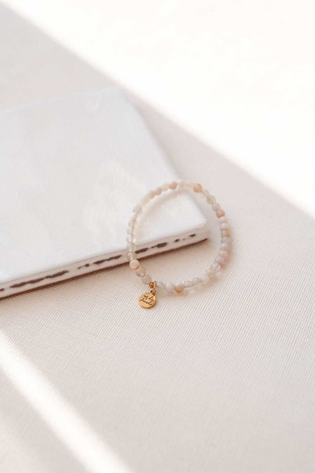 BLOSSOM | Armband Kirschblütenachat kleine Perlen