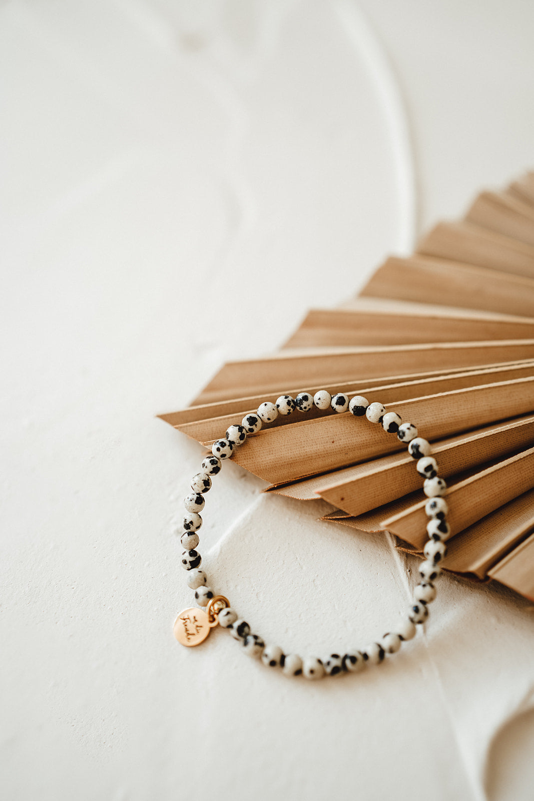 Happy Dots | Armband Dalmatiner Jaspis kleine Perlen