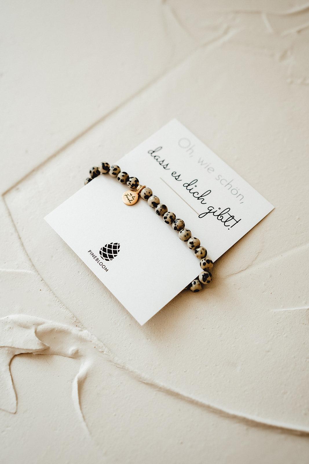 Happy Dots | Armband Dalmatiner Jaspis