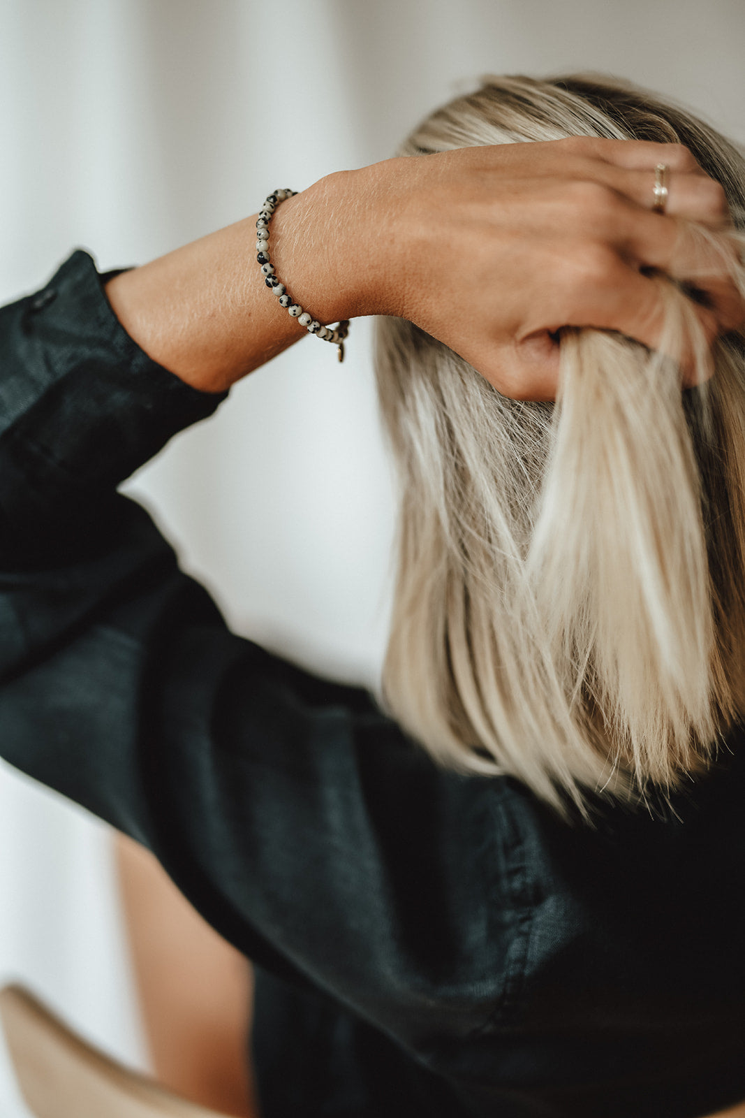 Happy Dots | Armband Dalmatiner Jaspis