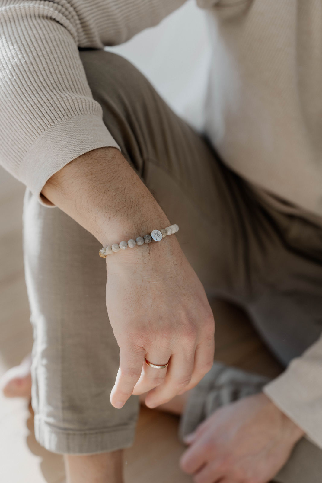 GESCHICHTENERZÄHLER | Armband TAGESKOMPASS Jaspis Fossil