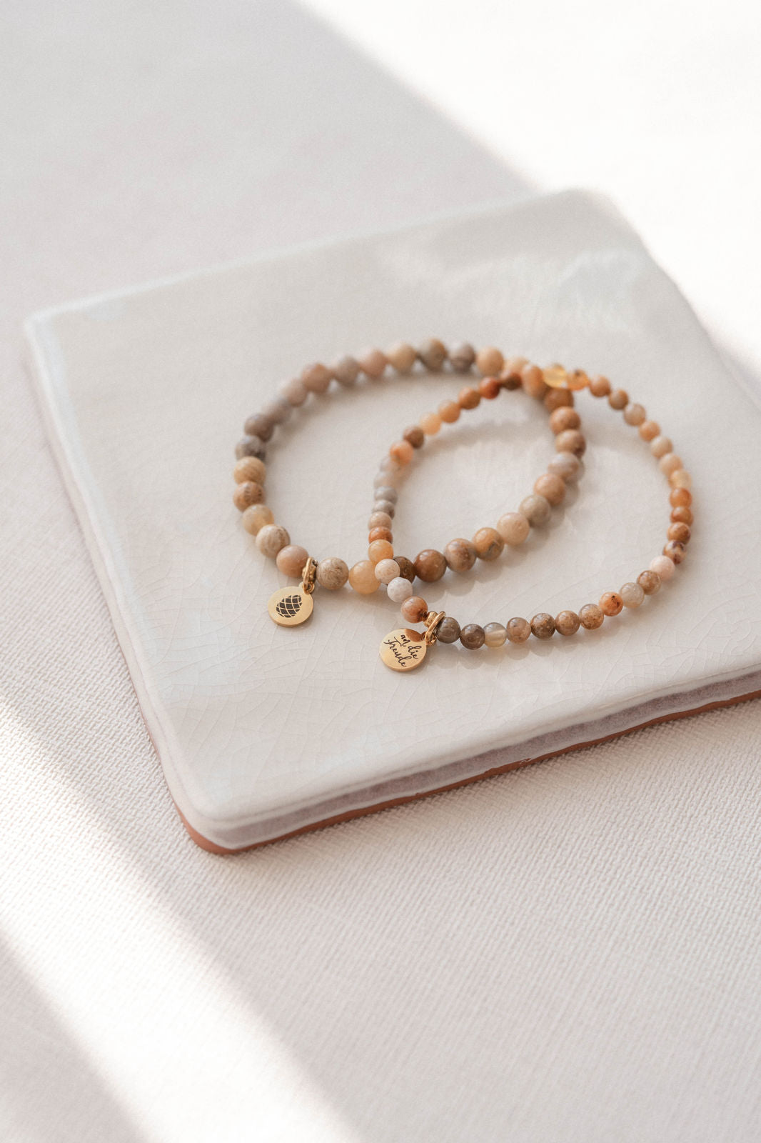 Geschichtenerzähler | Armband Jaspis Fossil