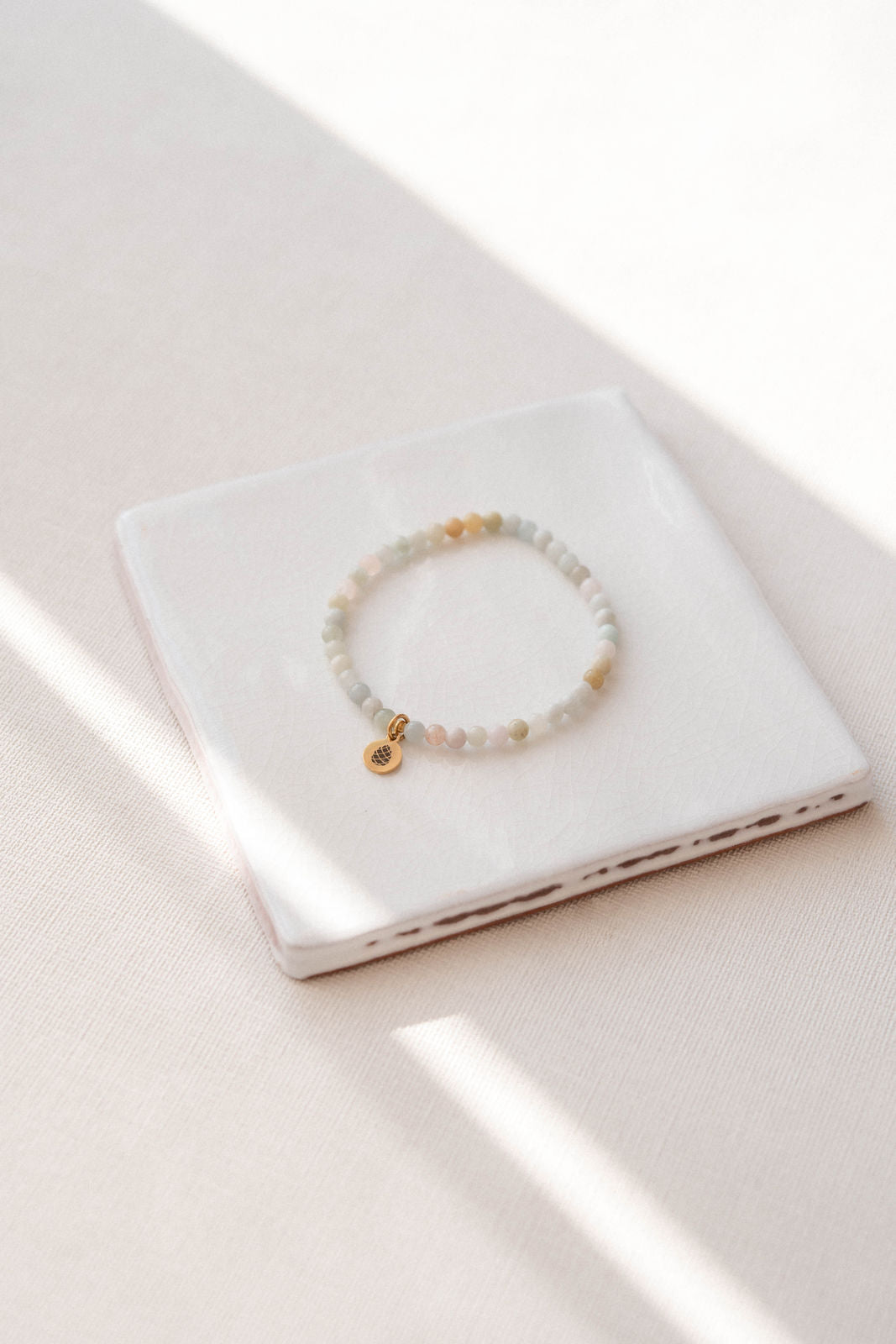 AQUA | Armband Aquamarin kleine Perlen