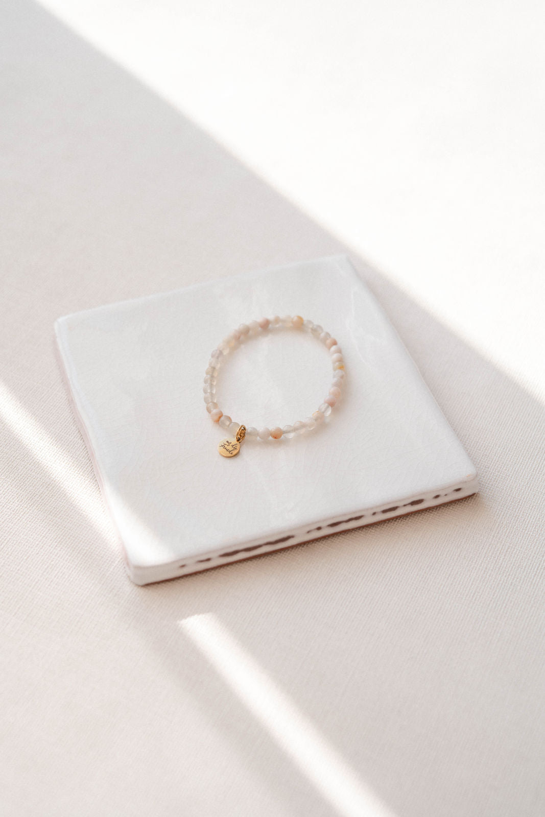 BLOSSOM | Armband Kirschblütenachat kleine Perlen
