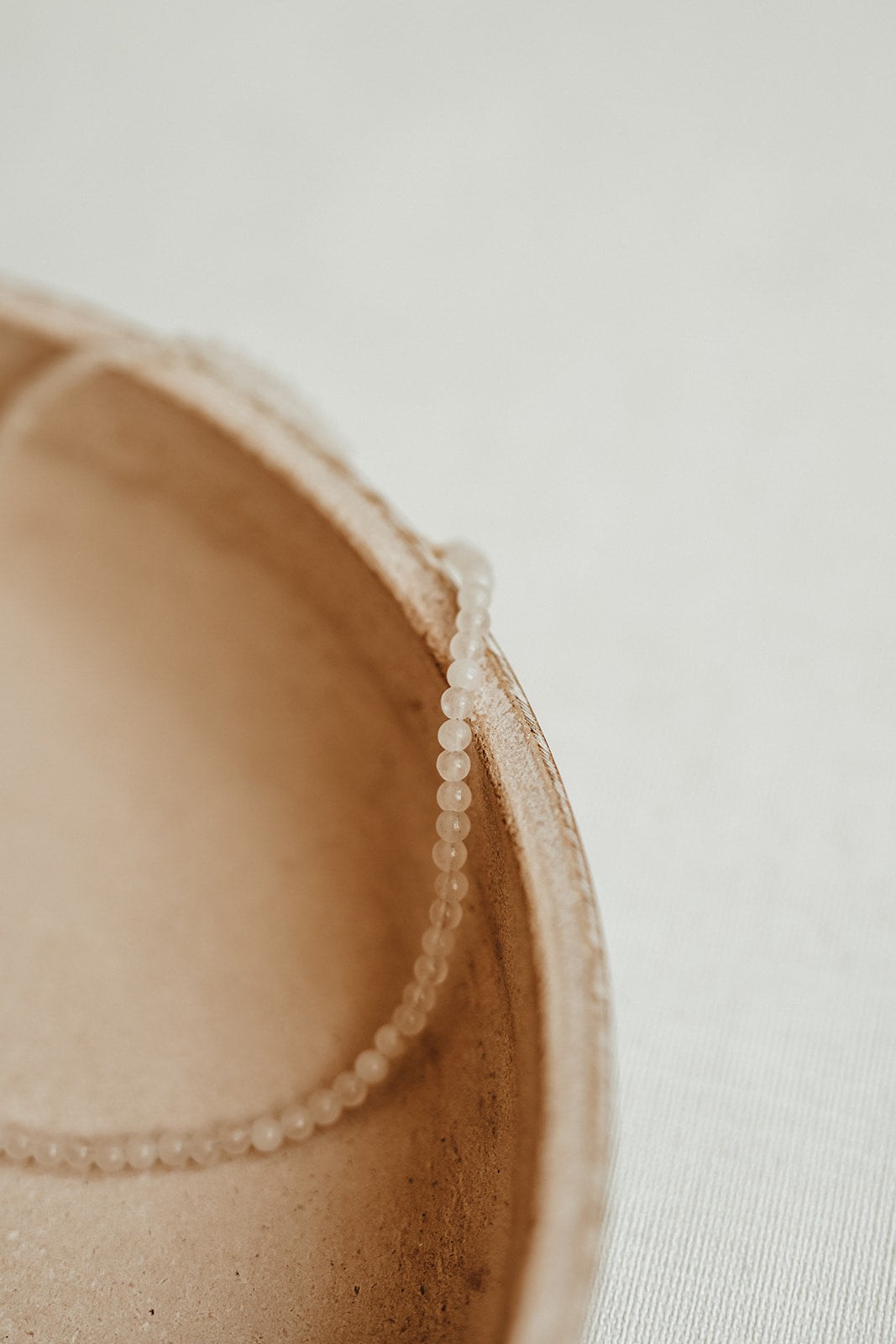 LINIE5 - Halskette All Pearls Weiße Jade