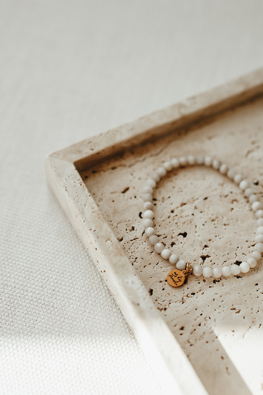 Düne | Armband Achat matt kleine Perlen