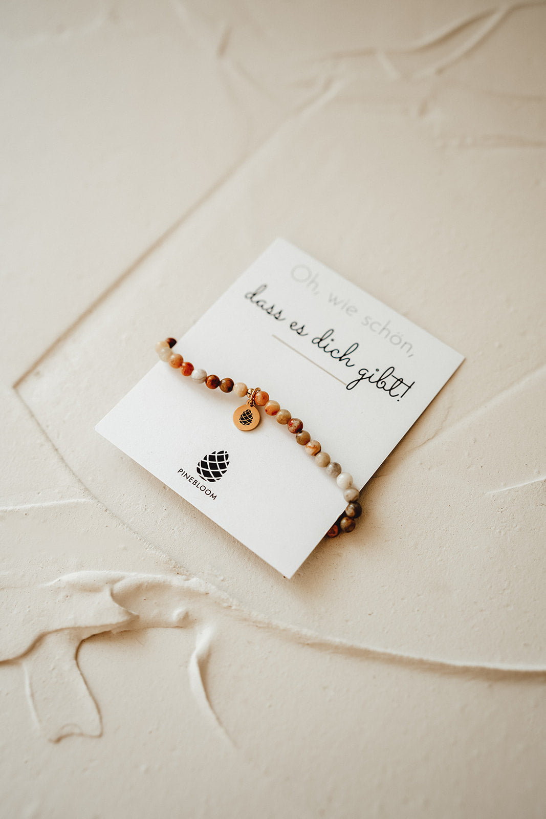 Geschichtenerzähler | Armband Jaspis Fossil kleine Perlen