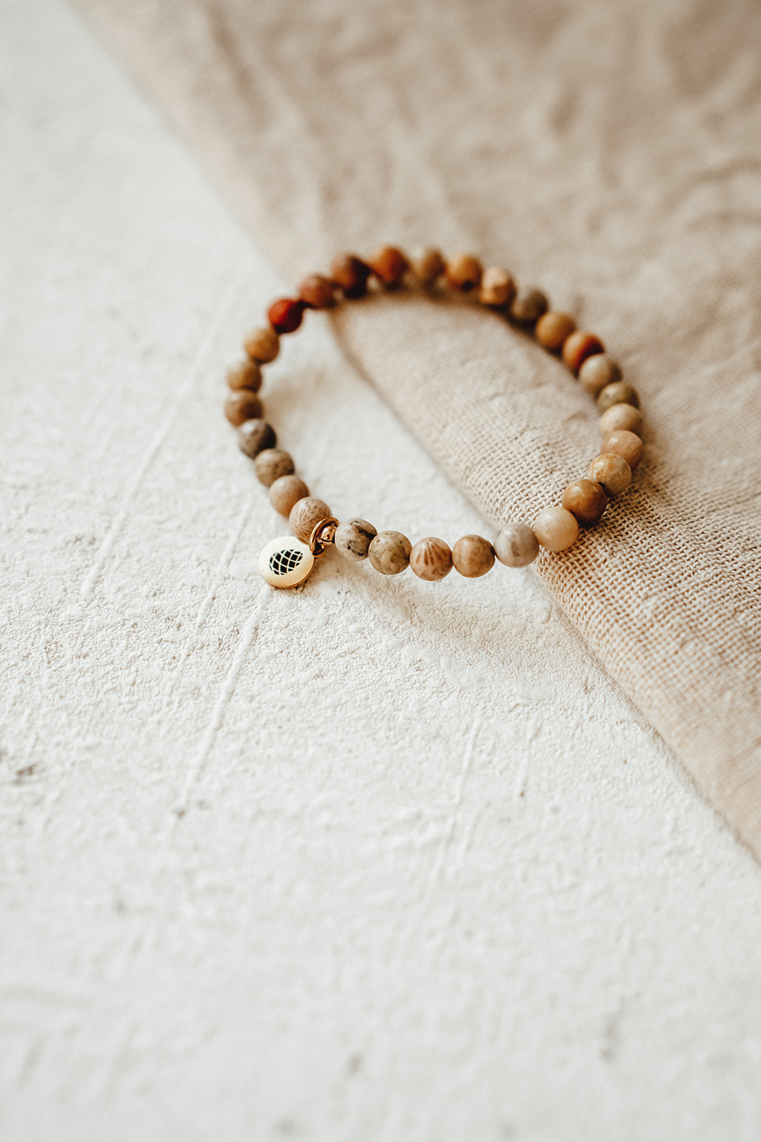 Geschichtenerzähler | Armband Jaspis Fossil